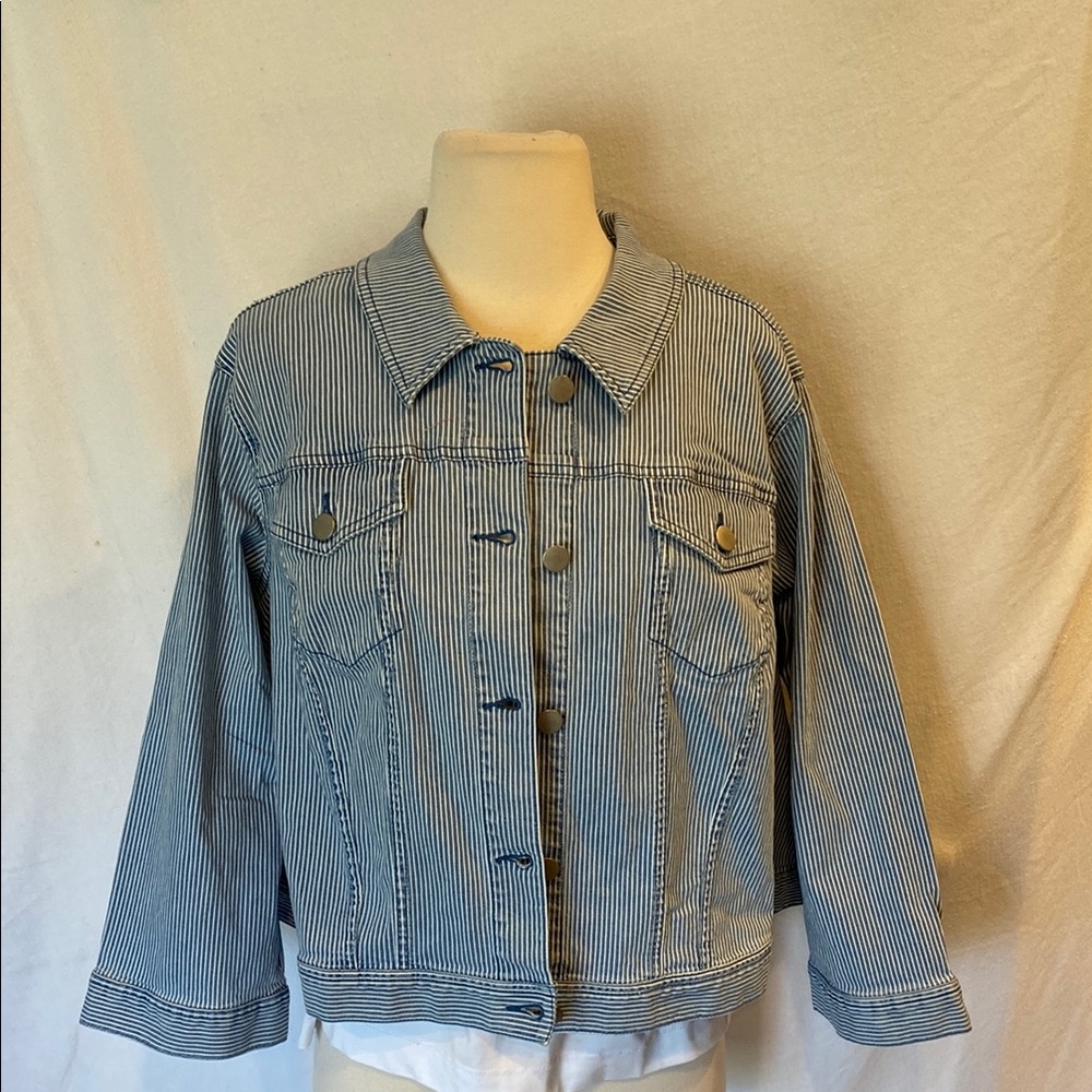 NYDJ slim trucker jacket TRELLA